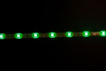 Лента светодиодная Feron 14.4 ватт на метр LS607 5 метров зеленый на белом основании влагозащищенная