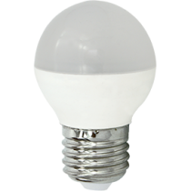 Лампа светодиодная Ecola globe   LED Premium  8,0W G45  220V E27 4000K шар (композит) 75x45