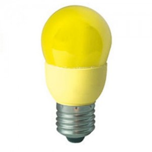 K7CY09ECB Цветная лампа Ecola globe Color 9W 220V E27 Yellow Желтый 91x46 