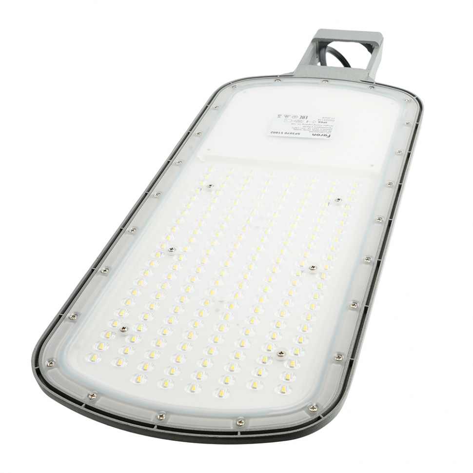 Светодиодный уличный консольный светильник Feron SP3070 150W 5000K AC90-300V, серый, артикул FERON 51802
