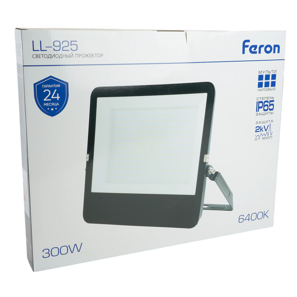 Светодиодный прожектор Feron LL-926 IP65 300W 6400K, артикул FERON 29501