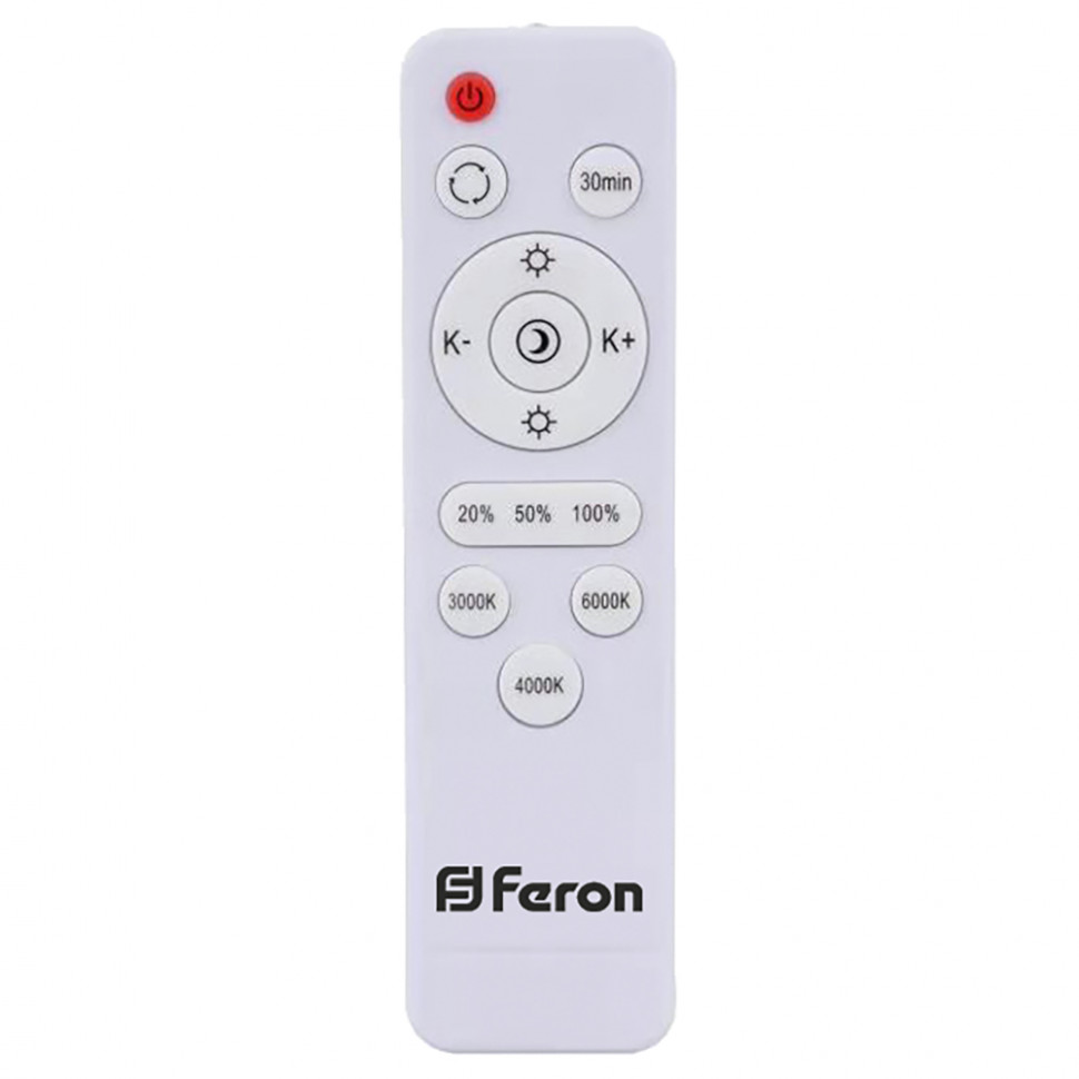 Светодиодный управляемый светильник накладной Feron AL5950 тарелка 86W 3000К-6500K, артикул FERON 41672