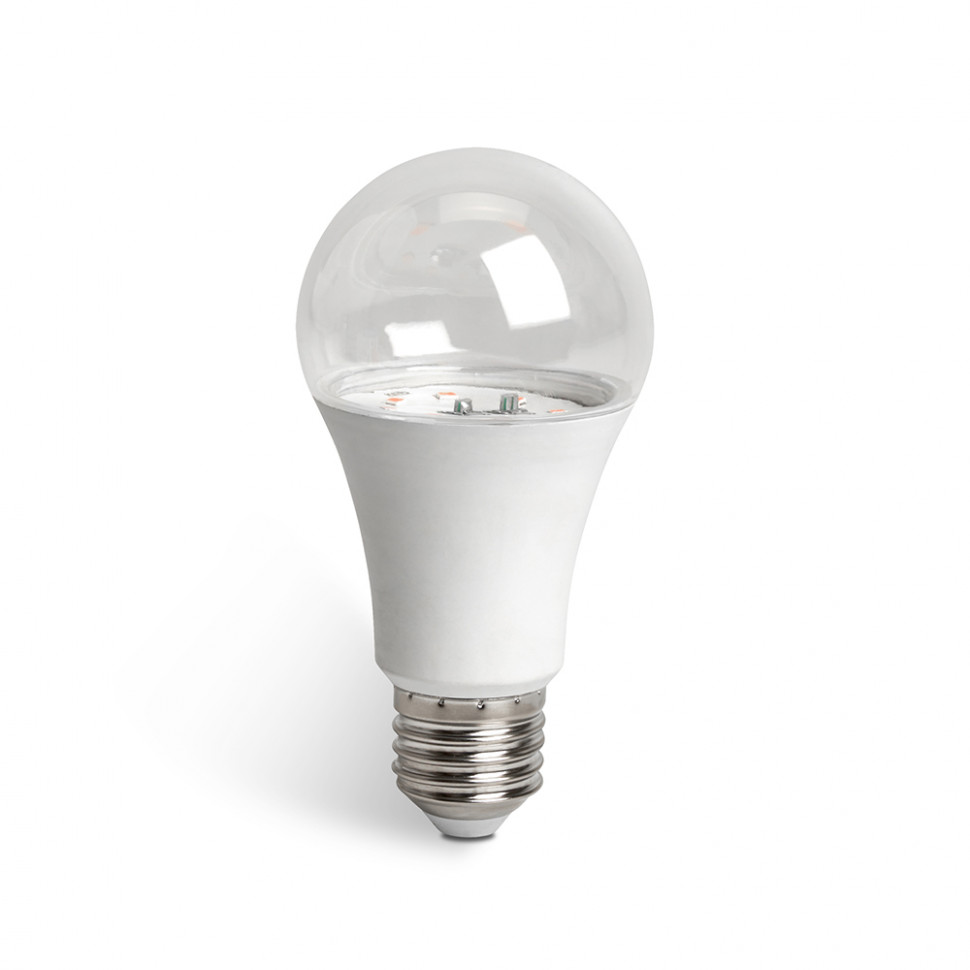 Лампа светодиодная для растений А60 Feron LB-7060 E27 10W 175-265V красно-синий спектр, артикул FERON 38275