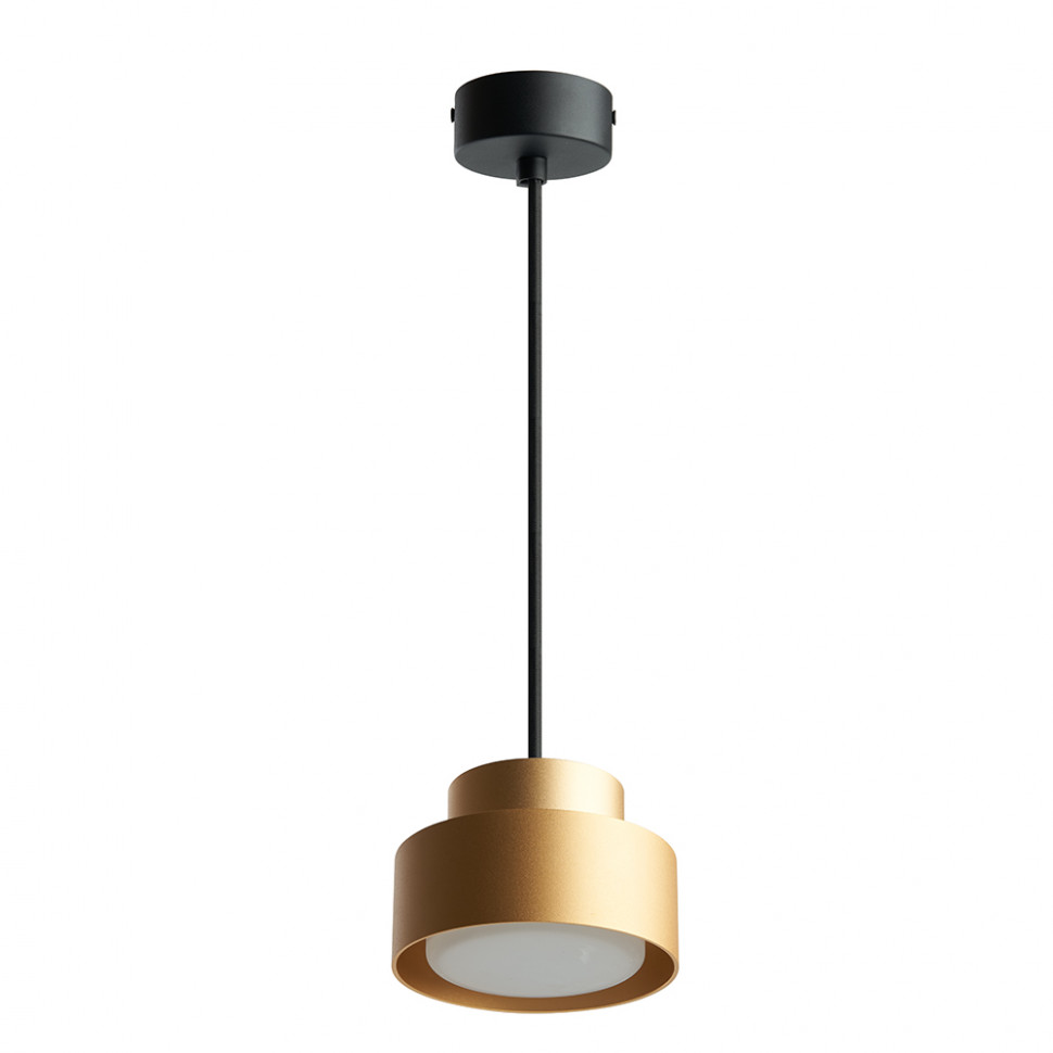 Светильник потолочный Feron HL3678 Barrel AURA levitation 12W, 230V, GX53, золото, на подвесе 1,7 м, артикул FERON 48411