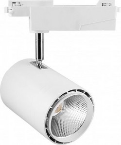 41180 Светодиодный светильник Feron AL104 трековый на шинопровод 40W дневной свет (4000К), 35 градусов, белый Светодиодный светильник Feron AL104 трековый на шинопровод 40W дневной свет (4000К), 35 градусов, белый