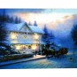26976 Новогодняя картина на батарейке с внутренней подсветкой "Домик в снегу", LT119 - 26976.jpg