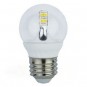 Лампа светодиодная Ecola globe   LED Premium  4,0W G45 220V E27 4000K 320° прозрачный шар искристая точка (керамика) 76х45 K7FV40ELC - K7FV40ELClu.jpg