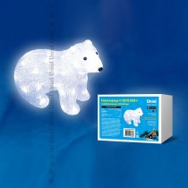 Зверь световой Белый медведь (25 см) ULD 11037 Uniel