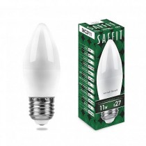 Лампа светодиодная SAFFIT SBC3711 Свеча E27 11W теплый свет (2700К)