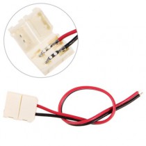 Соединительный кабель Ecola LED strip connector  с одним 2-х конт. зажимным разъемом 10mm 15 см. уп. 3 шт.