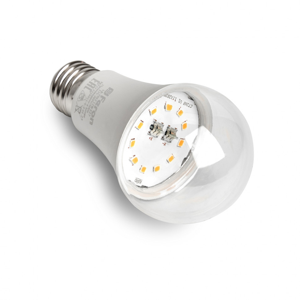 Лампа светодиодная для растений А60 Feron LB-7062 E27 12W 175-265V полный спектр, артикул FERON 38277
