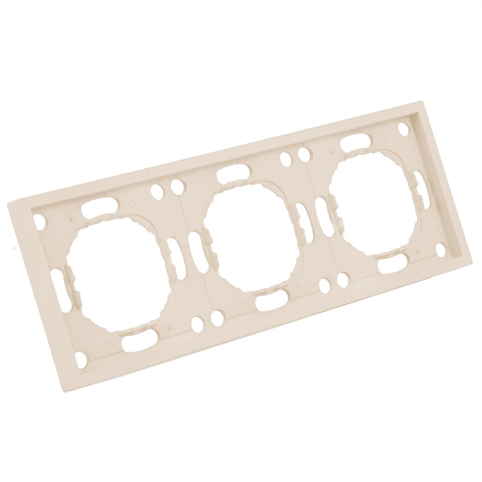 Рамка STEKKER, PFR00-5003-08 3-местная, серия Эмили, кашемир, soft touch, артикул STEKKER 49912