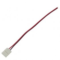 Соединительный кабель Ecola LED strip connector  с одним 2-х конт. зажимным разъемом 10mm 15 см 1шт.
