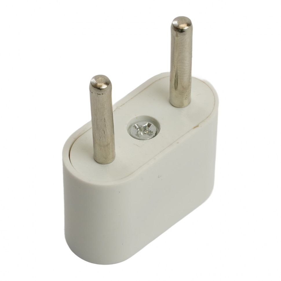 Переходник сетевой STEKKER ADP6-03-20 Tefal б/з 250В, 6A полипропилен, белый, артикул STEKKER 32859