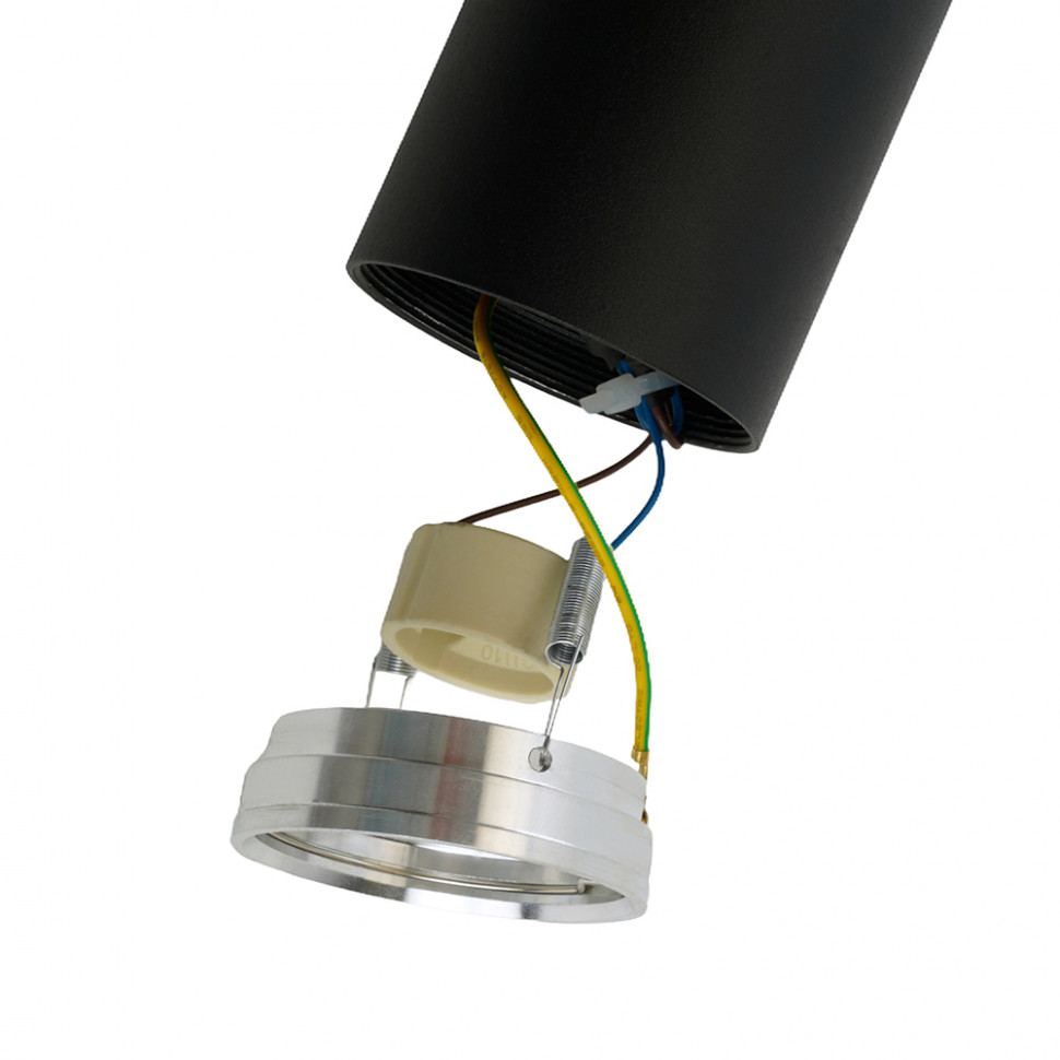 Светильник садово-парковый Feron DH1105, 15W, GU10,230V, черный (столб), артикул FERON 51231