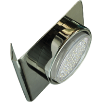 Ecola GX53-N82 светильник настенный угловой черный хром 52*130*111