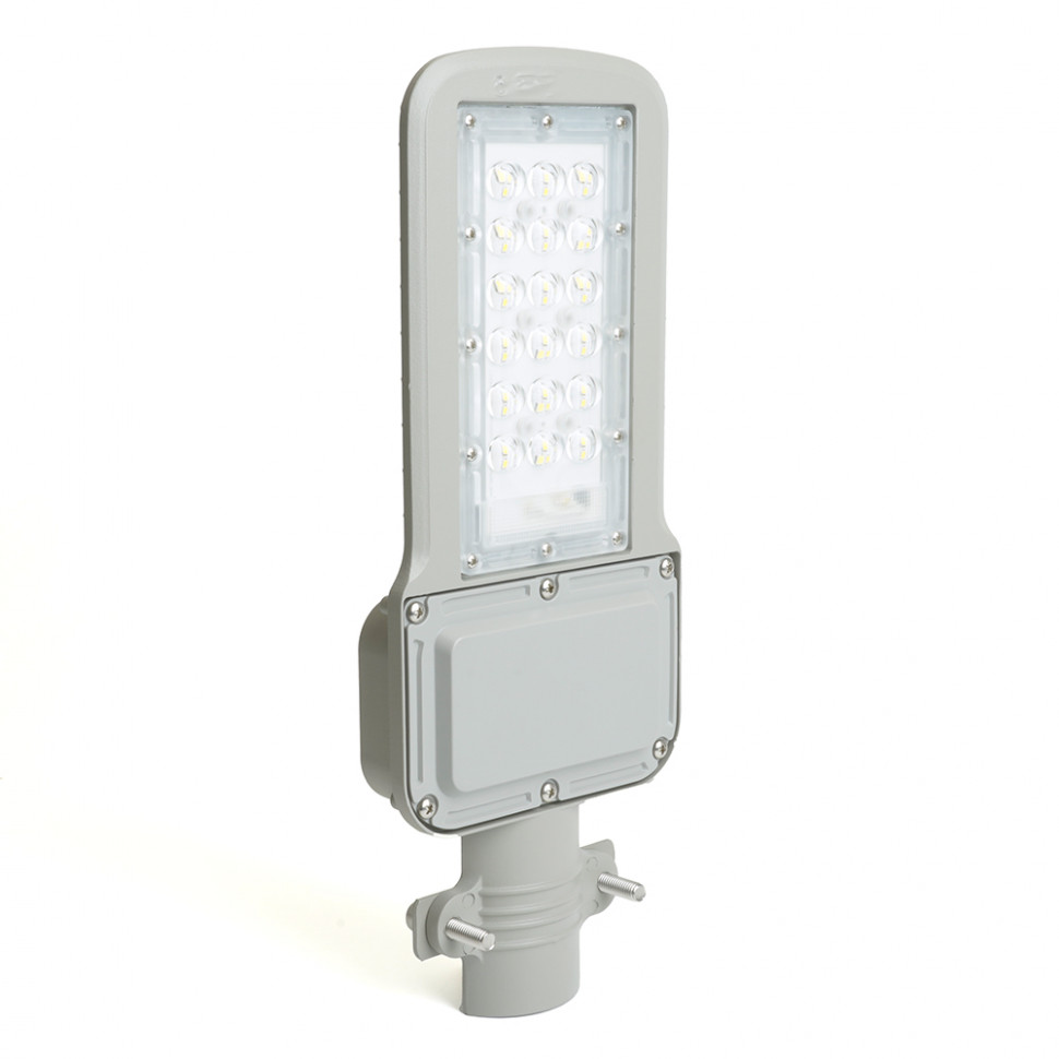 Светодиодный уличный консольный светильник Feron SP3040 30W 5000K 230V, серый, артикул FERON 41547