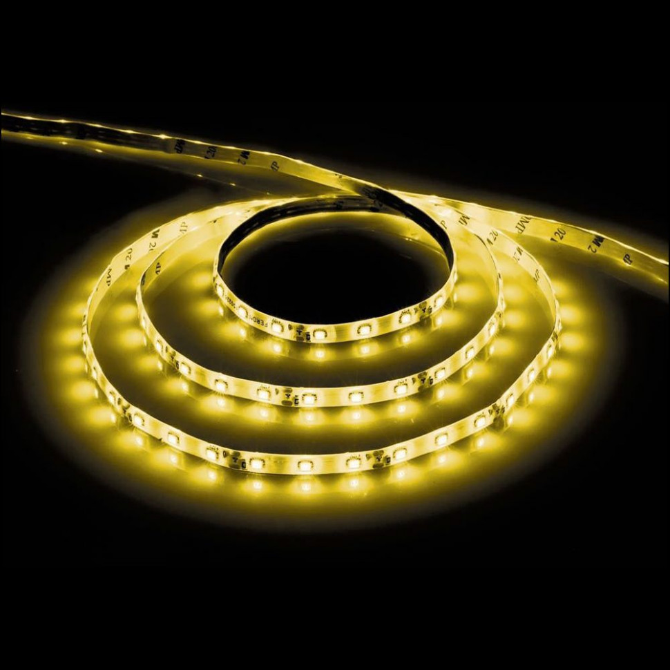 Светодиодная LED лента Feron LS604, 60SMD(2835)/m 4.8W/m 12V IP65 5m желтый, артикул FERON 27674