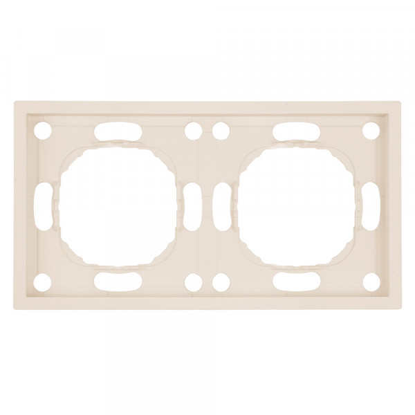Рамка STEKKER, PFR00-5002-08 2-местная, серия Эмили, кашемир, soft touch