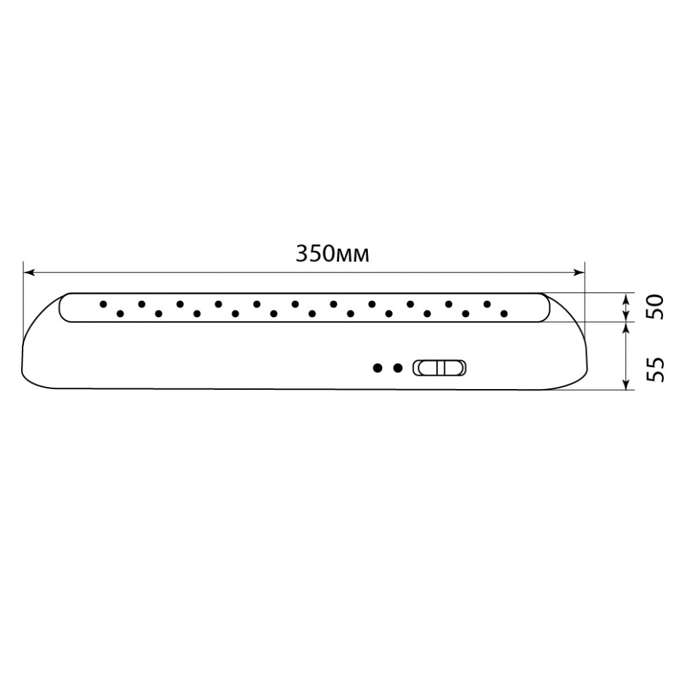 Светильник аккумуляторный, 22 LED AC/DC, белый, EL14, артикул FERON 12634