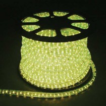 Дюралайт FERON (световая нить) со светодиодами, 3W 50м 230V 72LED/м 11х17мм, лимонный, LED-F3W