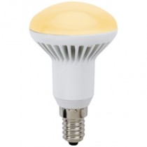 Лампа светодиодная Ecola Reflector R50   LED Premium  7,0W 220V E14 золотистый (ребристый алюм. радиатор) 85x50