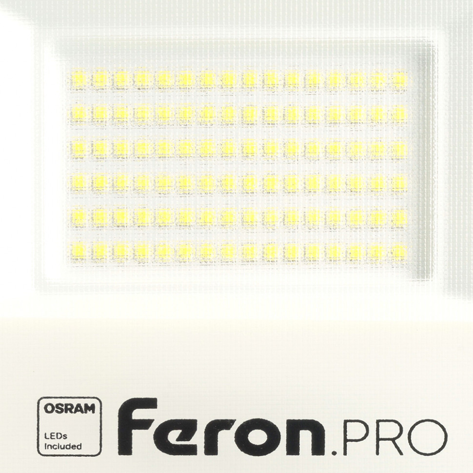 Светодиодный прожектор Feron.PRO LL-1000 IP65 50W 6400K черный, артикул FERON 41540