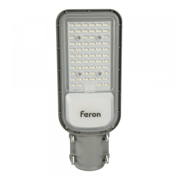Светодиодный уличный консольный светильник Feron SP3040 80W 5000K 230V, серый
