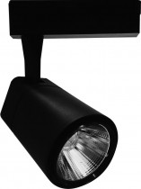 Трековый светодиодный cветильник Feron AL101 на шинопровод 12 ватт дневной свет (4000К) 35 градусов черный