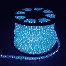 Дюралайт FERON (световая нить) со светодиодами, 3W 50м 230V 72LED/м 11х17мм, синий, LED-F3W