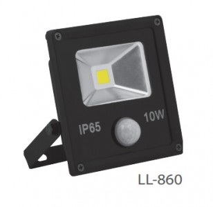 12999 Прожектор c встроенным датчиком квадратный, 1COB*10W, 230V черный (IP65), LL-860 Feron Прожектор c встроенным датчиком квадратный, 1COB*10W, 230V черный (IP65), LL-860 Feron