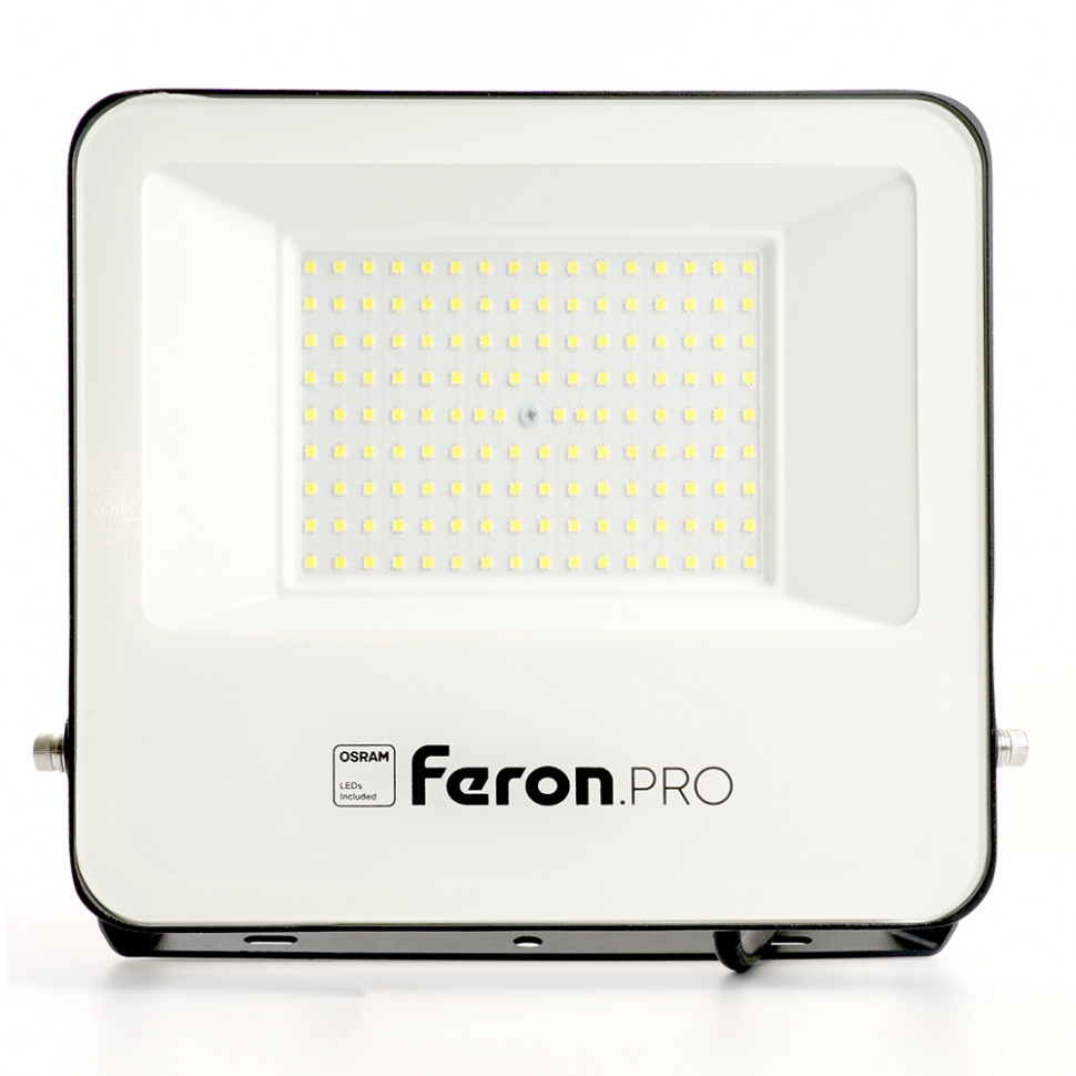 Светодиодный прожектор Feron.PRO LL-1000 IP65 100W 6400K  черный, артикул FERON 41541