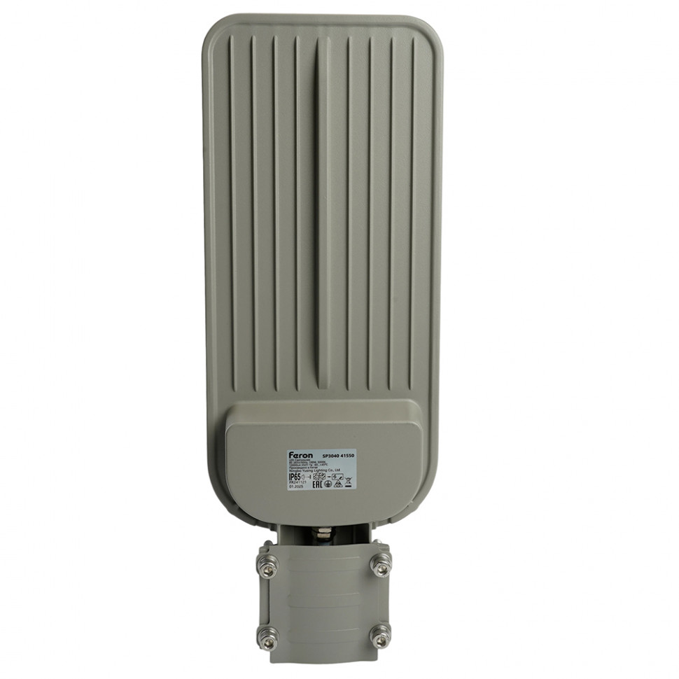 Светодиодный уличный консольный светильник Feron SP3040 100W 5000K 230V, серый, артикул FERON 41550