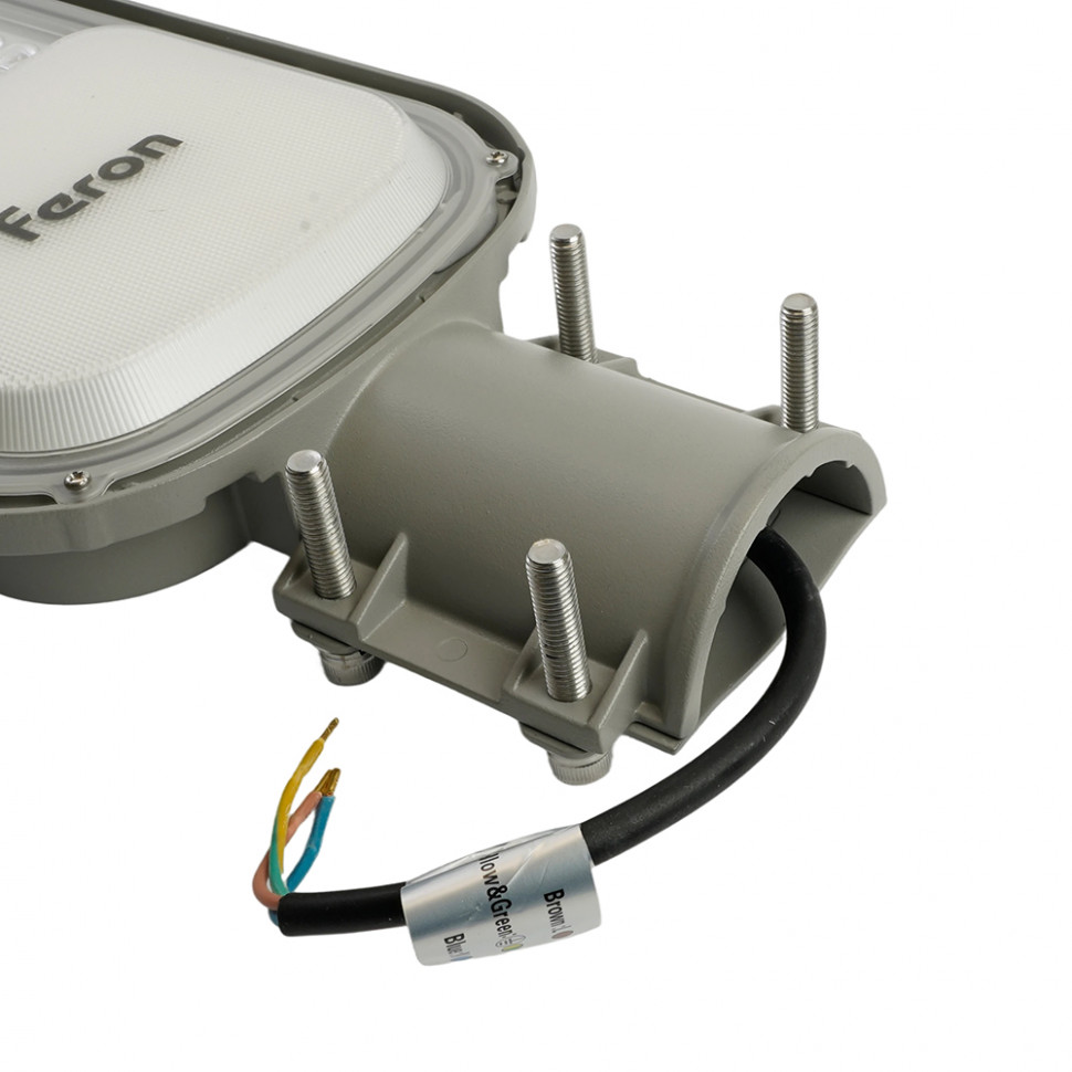 Светодиодный уличный консольный светильник Feron SP3040 100W 5000K 230V, серый, артикул FERON 41550