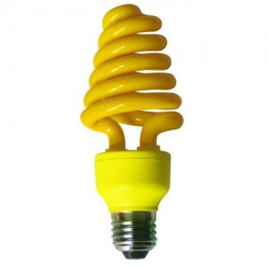 Z7CY20ECB Цветная лампа Ecola Spiral Color 20W 220V E27 Yellow Желтый 148x60 