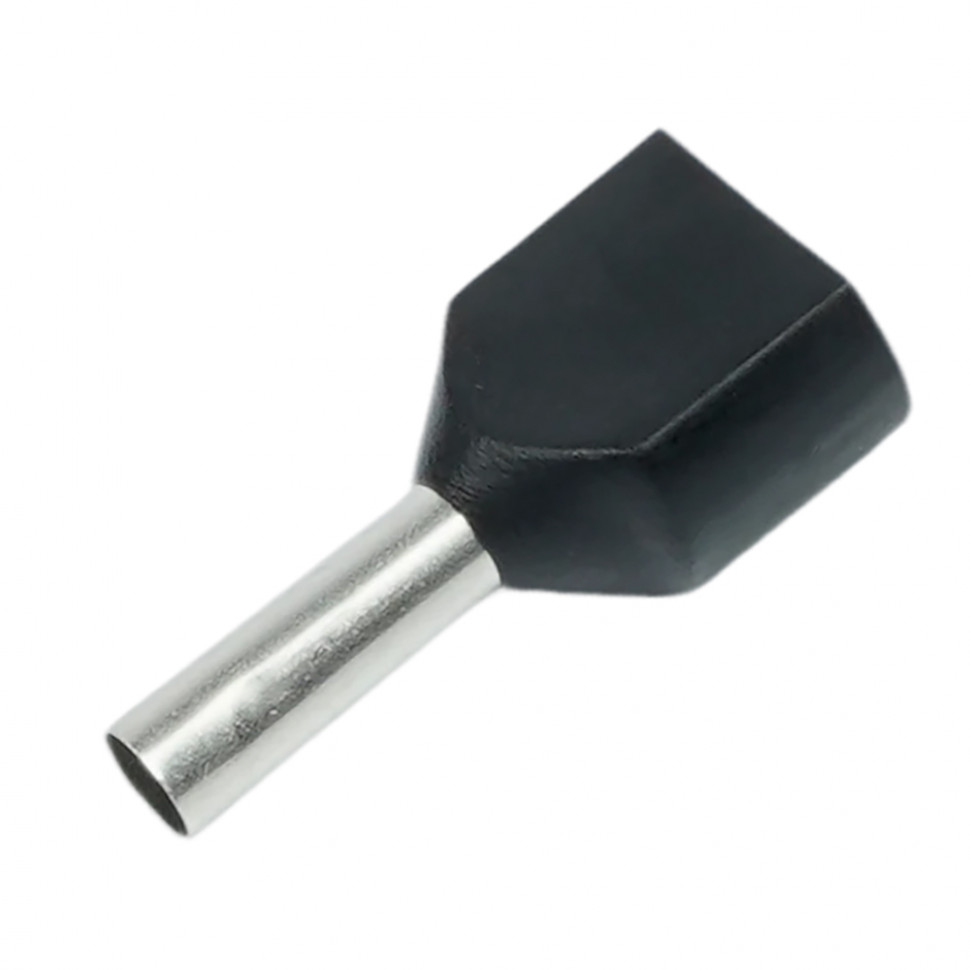 LD406-1508 Наконечник штыревой втулочный изолированный НШВИ(2) 1,5-8 (упаковка 100 шт), артикул STEKKER 50387