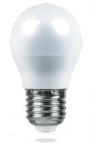 Лампа светодиодная Feron, LB-38 E27 8LED 2700K 5W теплый белый свет
