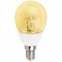 Лампа светодиодная Ecola globe   LED  4,2W G45 220V E14 золотистый прозрачный шар искристая пирамида (композит) 90x45 K4AG42ELC - K4AG42ELC.jpg