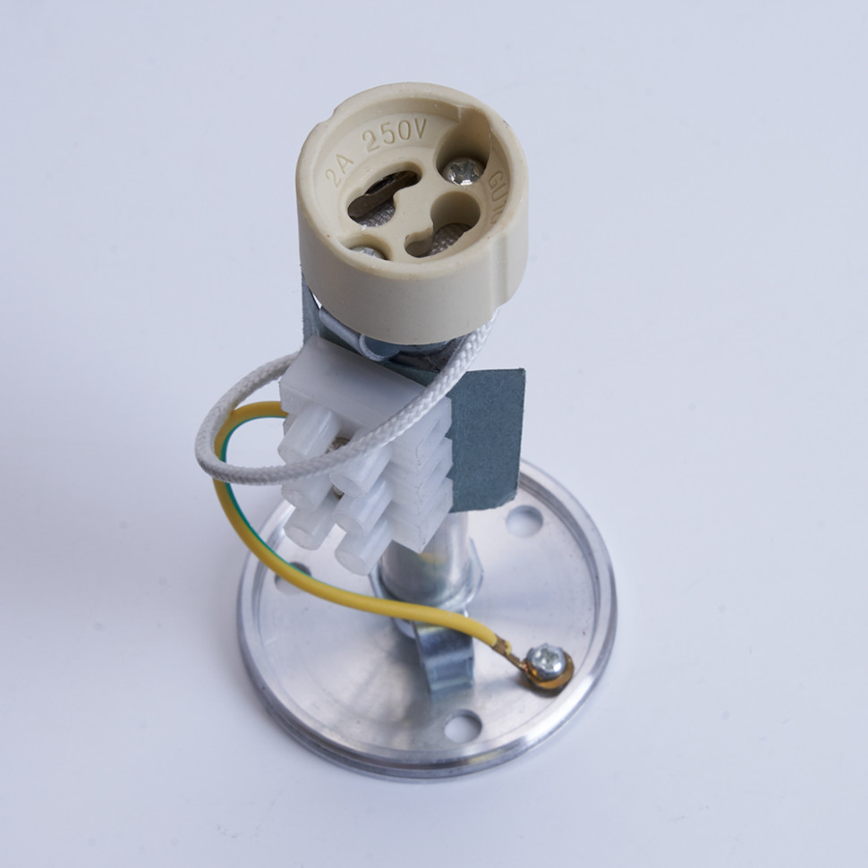 Светильник потолочный Feron ML182 MR16 35W 230V, черный, золото, артикул FERON 48039