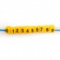 49392 Кабель-маркеры наборные 0-9 STEKKER CBMR25-S1 для провода сечением до 4мм2, желтый (10 отрезков по 30 шт) - 49392 Кабель-маркеры наборные 0-9 STEKKER CBMR25-S1 для провода сечением до 4мм2, желтый (10 отрезков по 30 шт)