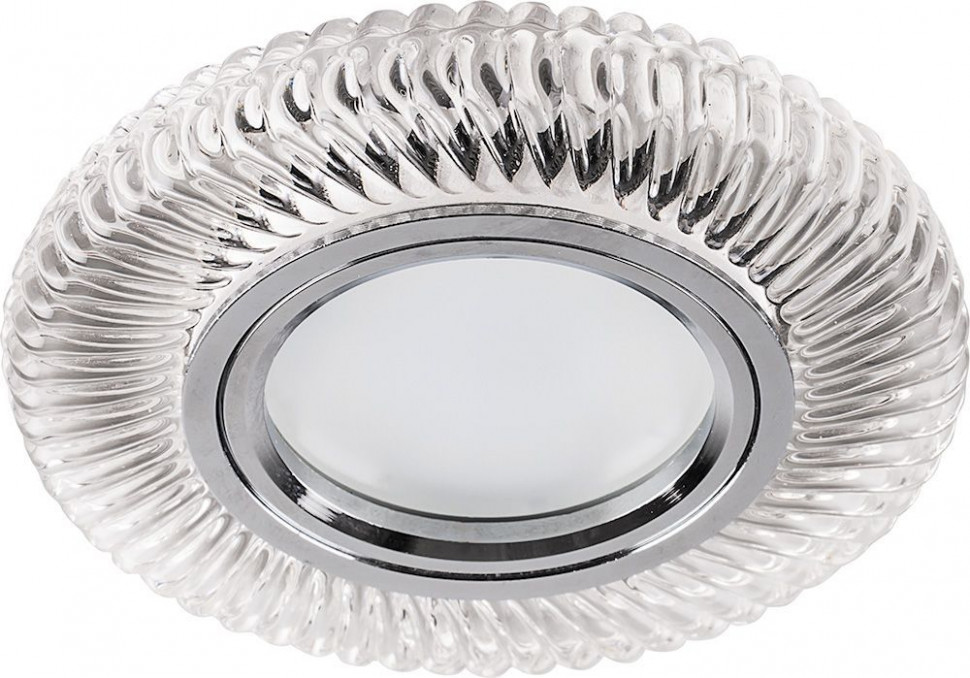 Светильник встраиваемый с LED подсветкой Feron CD988 потолочный MR16 G5.3 прозрачный, артикул FERON 32667