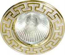 Светильник потолочный DL2008, серебро  (золото)