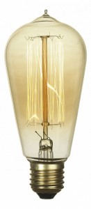 GF-E-764 Лампа накаливания Loft E27 60Вт 2800K GF-E-764 Lussole 