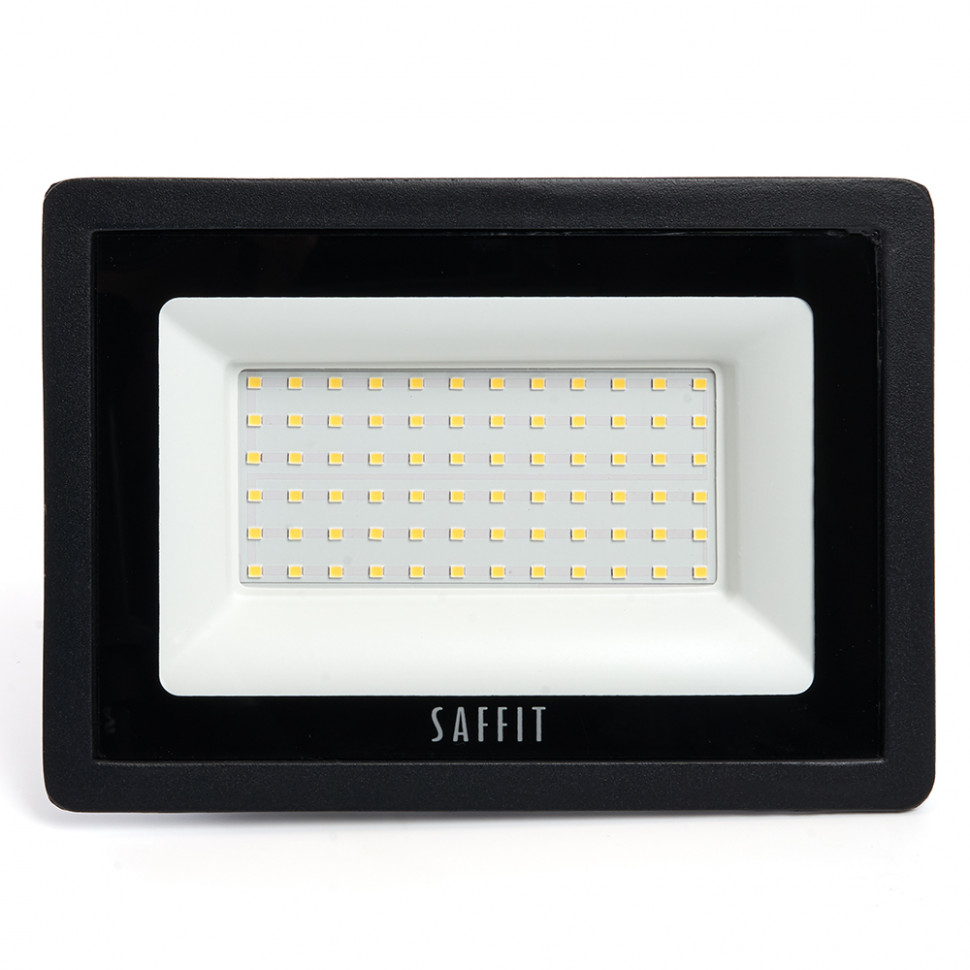 Светодиодный прожектор SAFFIT SFL90-70 IP65 70W 6400K черный, артикул SAFFIT 55176