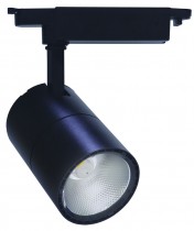 Трековый светодиодный cветильник Feron AL103 на шинопровод 30 ватт дневной свет (4000К), 35 градусов, черный
