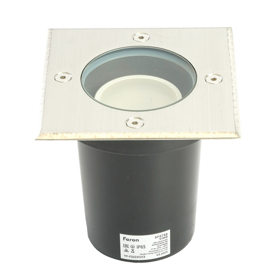 Светодиодный светильник тротуарный (грунтовый) Feron SP3738 7W 4000K 230V IP65, артикул FERON 51968