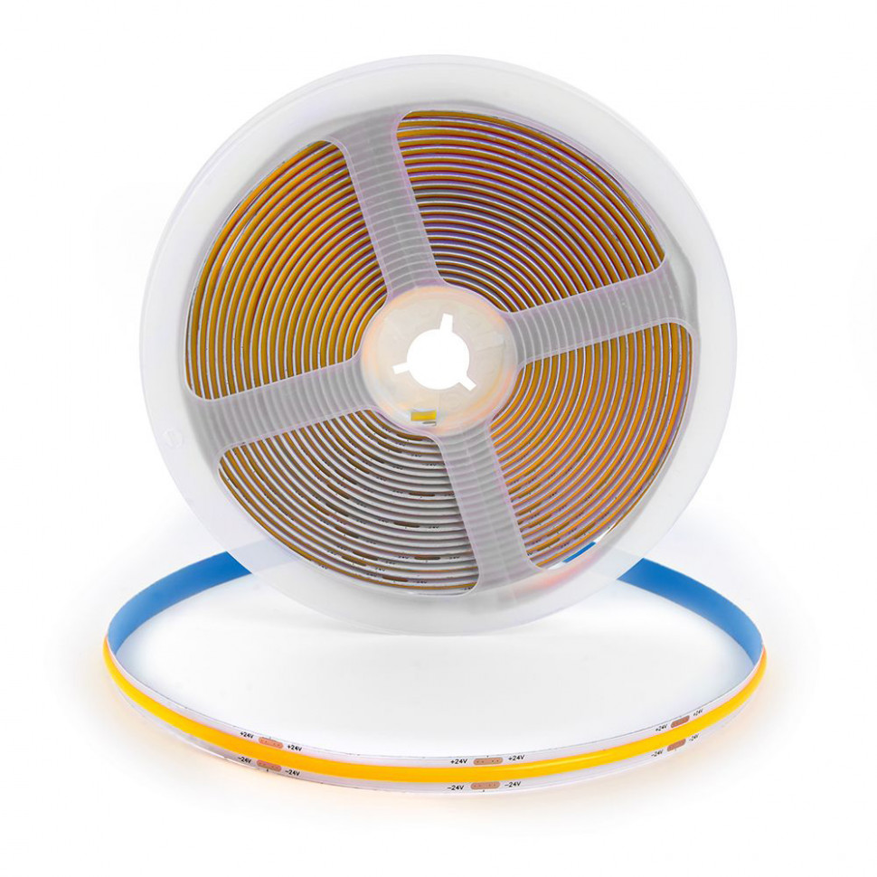 Светодиодная COB лента Feron LS530, 320SMD(2110) 10Вт/м 24V 5000*8*1.8мм 6500К IP20, артикул FERON 48265