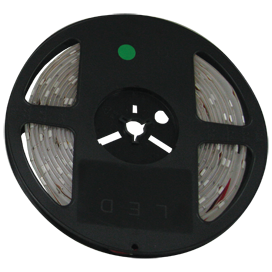P5LG07ESB Ecola LED strip PRO 7,2W/m 12V IP65 10mm 30Led/m Green зеленая светодиодная лента на катушке 5м. 