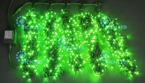 Светодиодная гирлянда 5 Нитей по 20 м, зеленый Rich LED