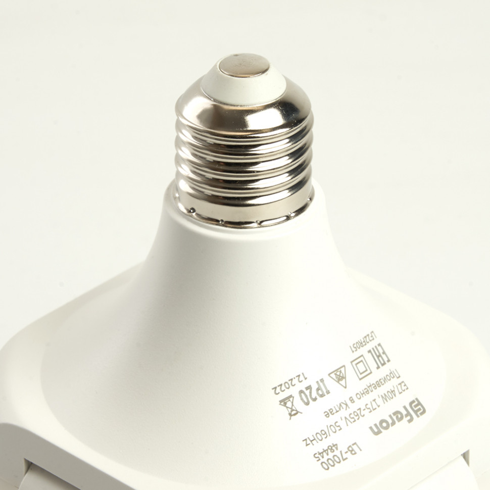 Лампа светодиодная 4-х лепестковая Feron LB-7000 E27 40W 175-265V красно-синий спектр, артикул FERON 48445